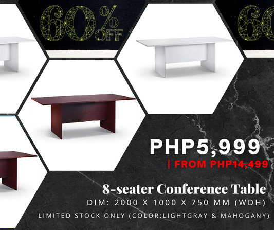 2METER CONFERENCE TABLE (8-seater)